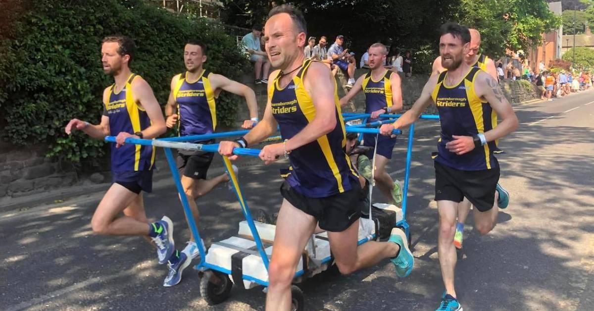 Knaresborough Striders bed race