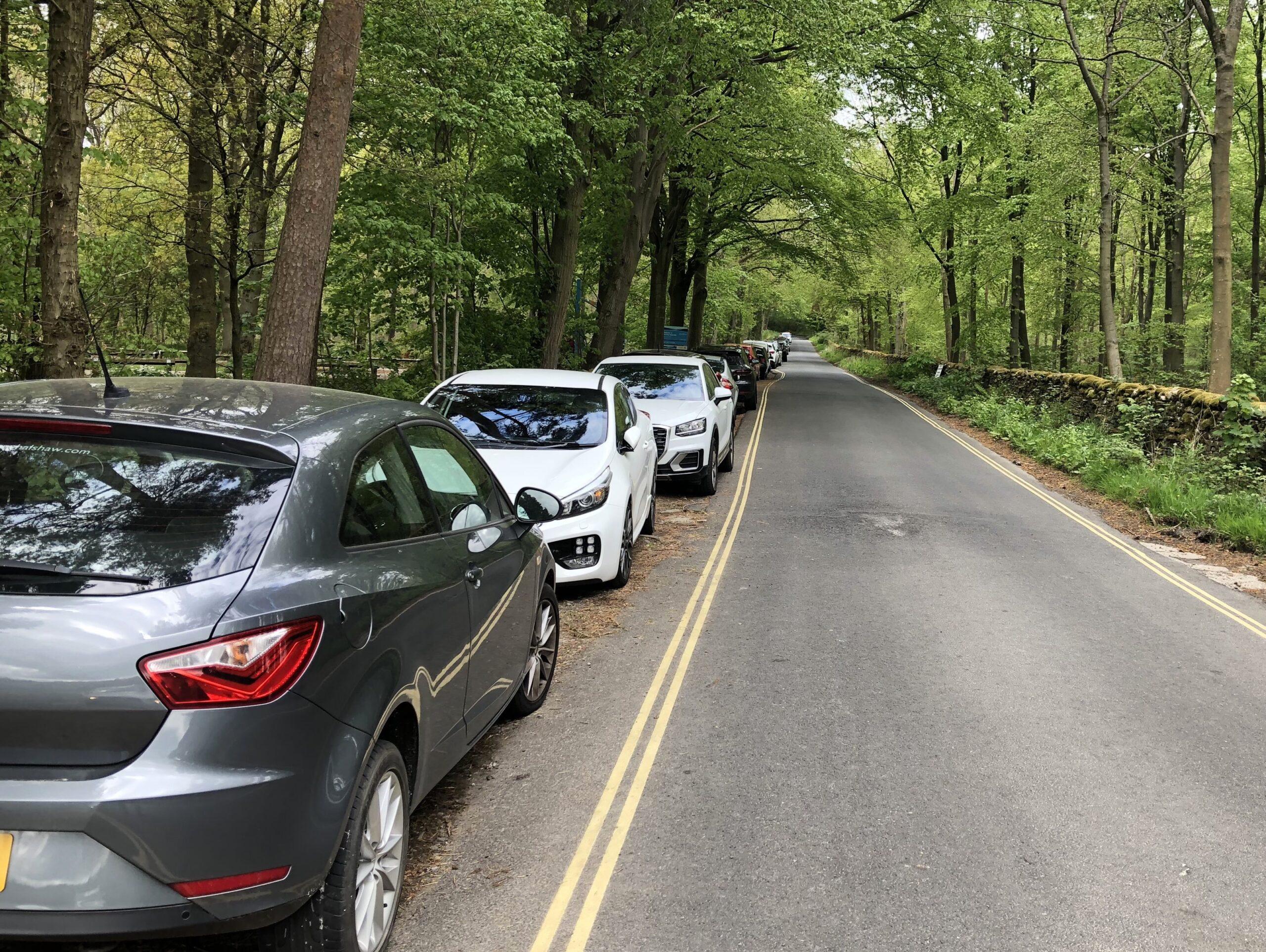 longest-car-parked-side-of-road-swinsty