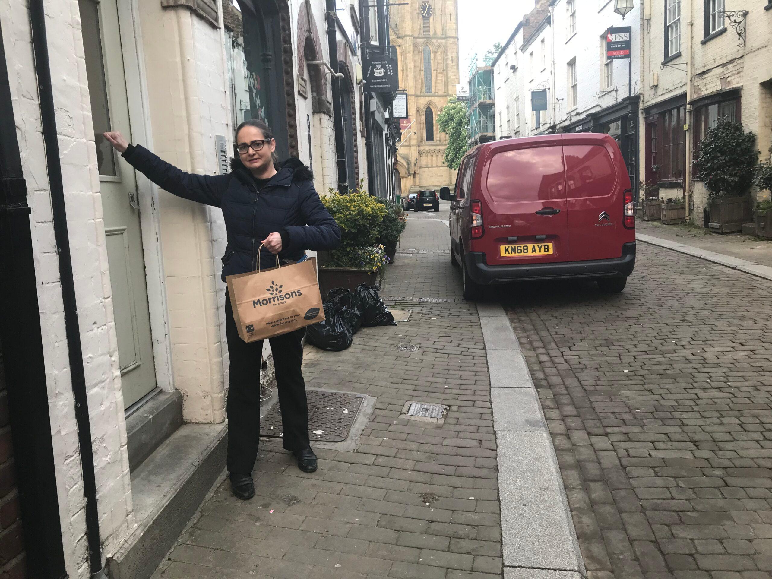 ripon-11th-may-2020-annette-kite-makes-a-food-delivery