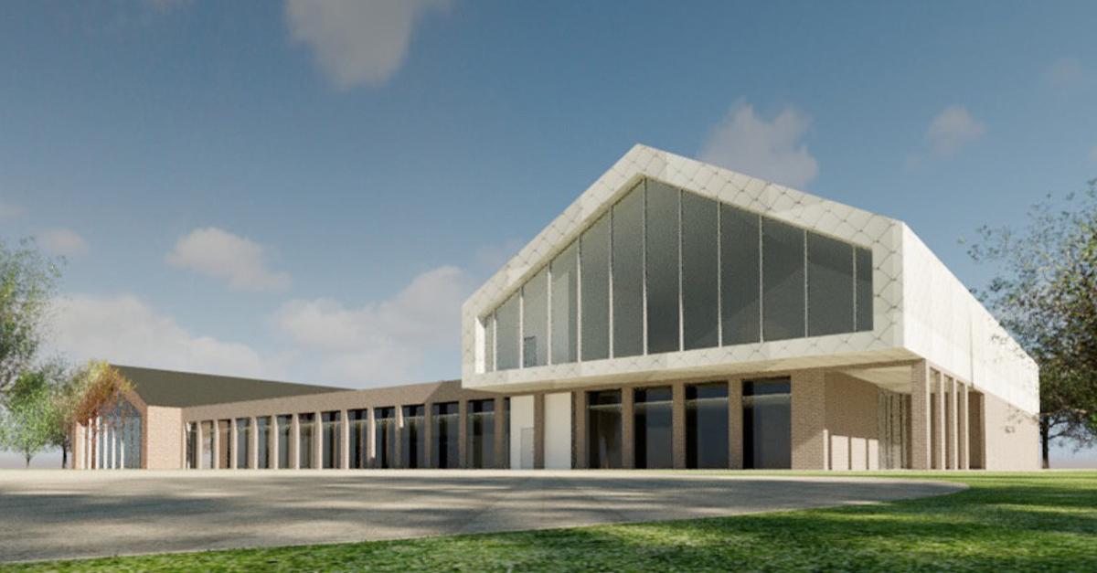 Designs for the Knaresborough Leisure Centre as proposed by the council.