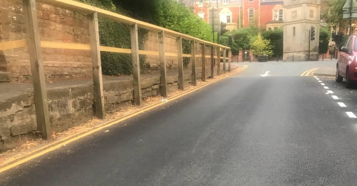 Resurfaced Princess Road Ripon