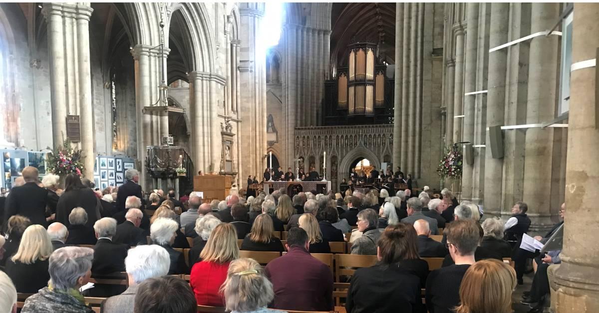 Congregation at Ripon Cathedral